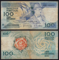Portugal - 100 Escudos Banknote 24.11.1988 Pick 179f F (4)    (21738 - Portugal