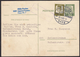 Karte Posthilfstelle/Landpost 5429 Lipporn über Nastätten 1963  (17606 - Other & Unclassified