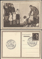AK NS Militaria Propagandakarte 3.Reich Hitler + Kinder Zeppelin SST MÜNSTER 39 - Other & Unclassified