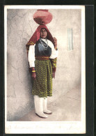 AK A Woman Of Isleta Pueblo, Indianer-Frau  - Indianer