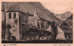 Gèdre - Vieille Tour Et Église - Gavarnie