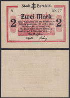 Hersfeld Stadt 5 Mark 1918 Magistrat Notgeld Hessen   (28561 - Sonstige & Ohne Zuordnung