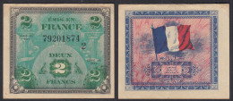 Frankreich - France 2 Francs 1944 Allied Military Currency Pick 114b VF (3) - Autres & Non Classés