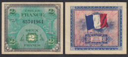 Frankreich - France 2 Francs 1944 Allied Military Currency Pick 114a VF+ (3+) - Autres & Non Classés