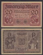 20 Mark Darlehnskassenschein 1918 Ro 55 Pick 57 XF (2) Serie O      (29346 - Autres & Non Classés