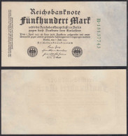 Reichsbanknote 500 Mark 1923 Ro 71c Pick 74c - AUNC (1-) SerieB 8-stellig (32813 - Other & Unclassified