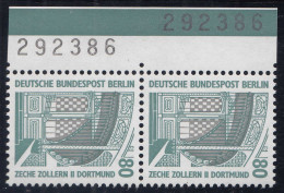 Berlin 80 Pfg. Sehenswürdigkeiten 796 ** Paar Doppelte Bogennummer   (65297 - Autres & Non Classés