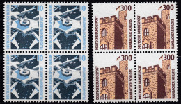 Bund BRD 1988 Mi.1348 ** Sehenswürdigkeiten 4er Block + 10 Pfg Berlin   (65301 - Andere & Zonder Classificatie