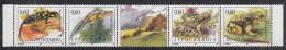 Jugoslawien-Yugoslavia 1995 Geschüzte Tiere 5er Streifen Mi. 2707-10 Postfr. MNH - Other & Unclassified