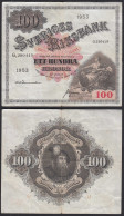 Schweden - Sweden - Sveriges 100 Kronor 1953 Pick 36ai F (4)   (31160 - Schweden