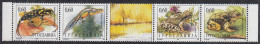 Jugoslawien-Yugoslavia 1995 Geschüzte Tiere 5er Streifen Mi. 2707-10 Postfr. MNH - Other & Unclassified