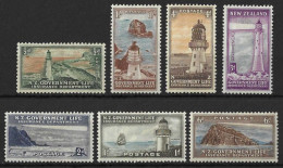 NEW ZEALAND...KING GEORGE VI. (1936-52..)..DATE ?.....LIFE INSURANCE SET ...MINUS 1963  2 & HALFd.......MH... - Unused Stamps