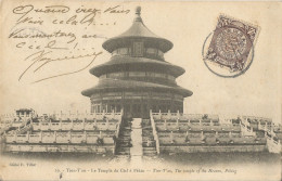 CHINA - TIEN T'AN - LE TEMPLE DU CIEL A PEKIN - THE TEMPLE OF THE HEAVEN, PEKING - CLICHE TILLOT REF #29 - 1907 - Chine