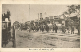 CHINA - PROCESSION OF WEDDING GIFTS - GERMAN SEA POST 1909 - Chine