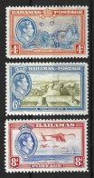 BAHAMAS....KING GEORGE VI. (1936-52..)......" 1938..".....SET OF 3....SG158-60.......MH..... - 1859-1963 Kolonie Van De Kroon