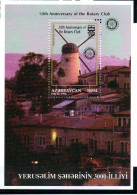 970602 Azerbaijan Rotary SS 1 Stamps Windmill - Rotary, Lions Club