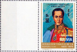 Bolivia 1975 ** CEFIBOL 1006a. Simón Bolívar With Complement. First President Of The Republic. - Bolivia
