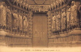 51 - REIMS - La Cathédrale - Portail De Gauche - Reims