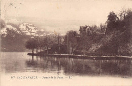 74 - LAC D'ANNECY - Pointe De La Puya - Annecy