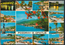 °°° 31162 - CROAZIA - POZDRAV IZ OPATIJE - 1971 With Stamps °°° - Croatie
