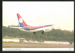 AK Flugzeug Boeing 737 (200 Series) Beim Start, Dan-Air  - 1946-....: Ere Moderne