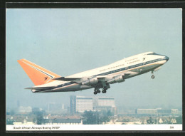 AK Flugzeug Boeing 747SP Kurz Nach Dem Start, South African Airways  - 1946-....: Modern Era