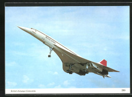 AK Flugzeug Concorde Kurz Nach Dem Start, British Airways  - 1946-....: Modern Era