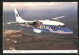 AK Flugzeug Air UK Shorts SD360 In Der Luft  - 1946-....: Ere Moderne