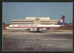 AK Flugzeug N8733 B-707-3318 C/n 20062 Vor Dem Start, Worldwide Airlines  - 1946-....: Ere Moderne