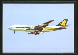 AK Flugzeug Boeing 747 Der Singapore Airlines Am Himmel  - 1946-....: Modern Tijdperk