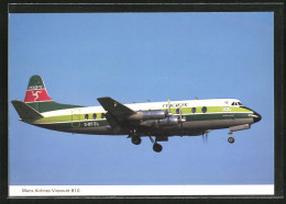 AK Flugzeug Viscount 810 Der Manx Airlines Am Himmel  - 1946-....: Modern Tijdperk