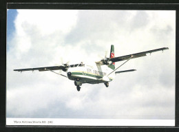 AK Flugzeug Manx Airlines Shorts SD-360 Am Himmel  - 1946-....: Modern Era