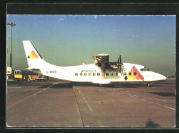 AK Flugzeug G-BNDI SD 360 Der Jersey European Vor Dem Start  - 1946-....: Ere Moderne