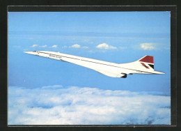 AK Flugzeug Concorde über Den Wolken, British Airways  - 1946-....: Modern Era