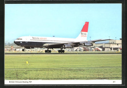 AK Flugzeug Boeing 707 Beim Start, British Airways  - 1946-....: Era Moderna