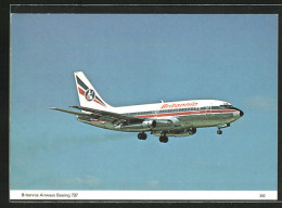 AK Boeing 737, Flugzeug Der Britannia Airways In Der Luft  - 1946-....: Modern Era