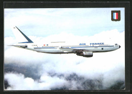 AK Flugzeug Airbus A300B2 über Den Wolken, Air France  - 1946-....: Modern Era