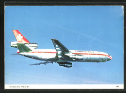 AK Flugzeug DC-10 Srs 30 Am Himmel, Swissair  - 1946-....: Ere Moderne