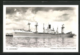 AK Handelsschiff S. S. Samarinda Auf Dem Weg In Den Hafen, Koninklijke Rotterdamsche Lloyd  - Koopvaardij