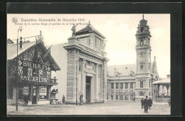 AK Bruxelles, Exposition Universelle 1910, Annexe De La Section Belge Et Pavillon De La Ville De Bruxelles, Ausstellung  - Ausstellungen