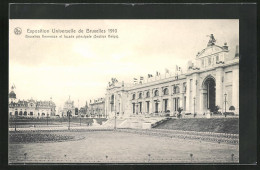 AK Bruxelles, Exposition Universelle 1910, Bruxelles Kermesse Et Facade Principale, Ausstellung  - Expositions