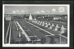 AK Düsseldorf, Grosse Reichsausstellung Schaffendes Volk 1937, Wasserspiele In Der Gartenschau  - Exhibitions