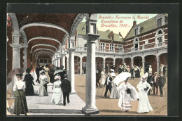 AK Bruxelles, Exposition 1910, Kermesse De La Marché, Ausstellung  - Expositions