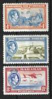 BAHAMAS....KING GEORGE VI..(1936-52..).." 1938.."......SG158-60...SET OF 3.... MH...MNH... - 1859-1963 Kolonie Van De Kroon