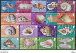 2002 Bermuda Shells 18v. MNH SG N. 892/909 - Altri & Non Classificati