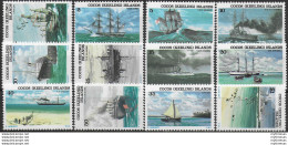1976 Cocos Islands Ships And Vessels 12v. MNH SG N. 20/31 - Autres & Non Classés