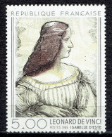"Portrait D'Isabelle D'Este" : Œuvre De Léonard De Vinci - Unused Stamps