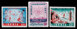 LIB-06- LIBERIA - 1961 - MNH - SCOUTS - WORLD JAMBOREE IDAHO'67 - Liberia