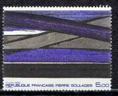 Œuvre Originale De Pierre Soulages - Unused Stamps