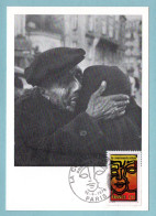 Carte Maximum 1976 - La Communication - YT 1884 - Paris - 1970-1979